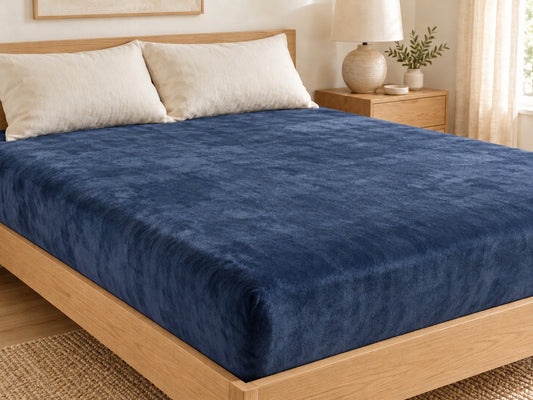 Hoeslaken Blauw