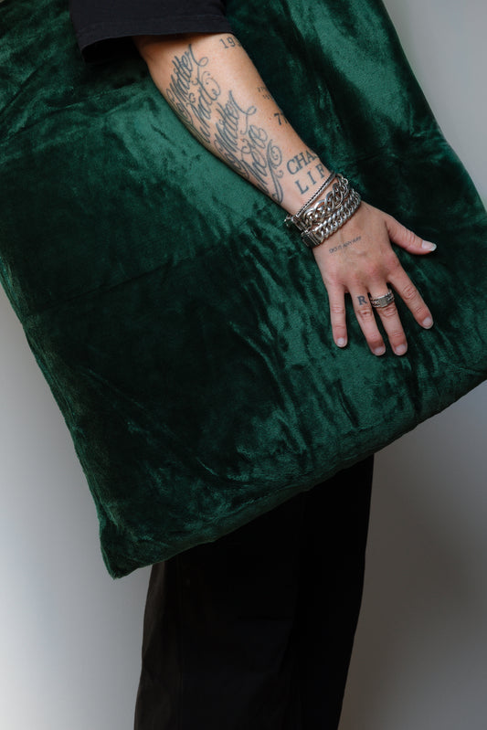 Kussensloop Groen 1+1 Gratis