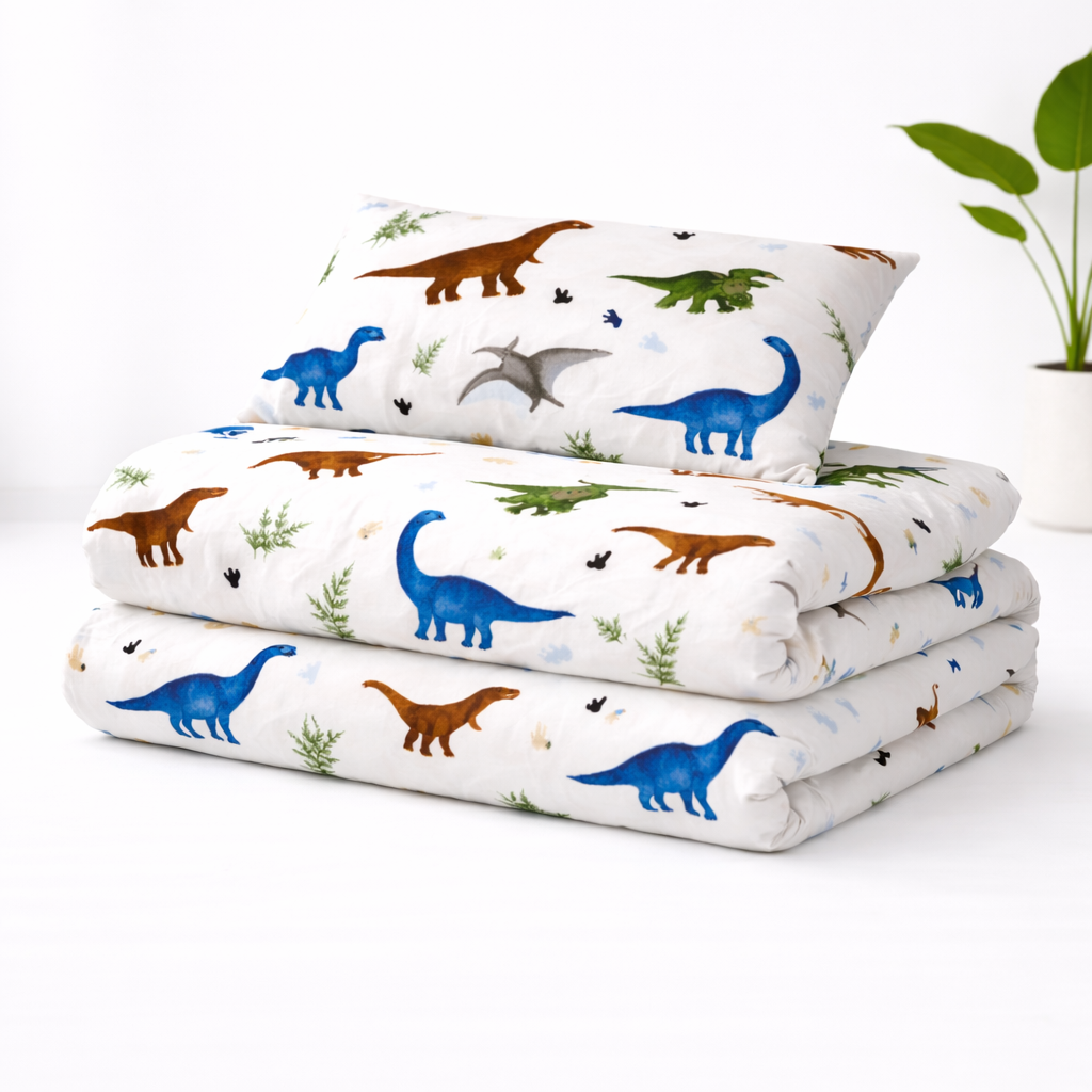 Dino dekbedovertrek Eenpersoons