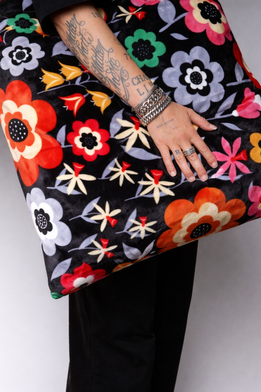 Kussensloop Bloemen 1 + 1 gratis - Kussensloop (enkel) - kussensloop