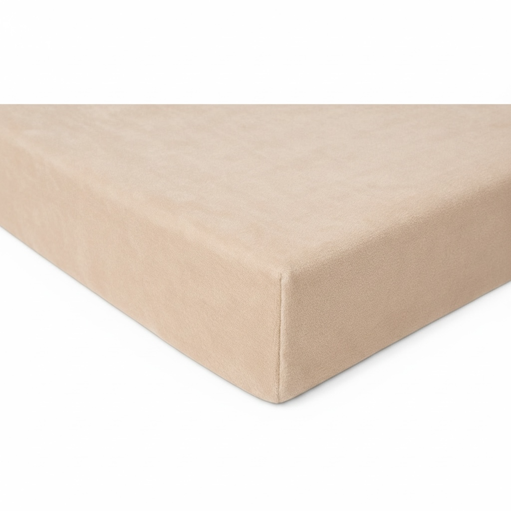 Hoeslaken 160x200 Amandel