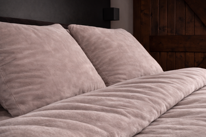 Dekbedovertrek 200x200/220 cm Taupe - 30% korting! - Dekbedovertrek