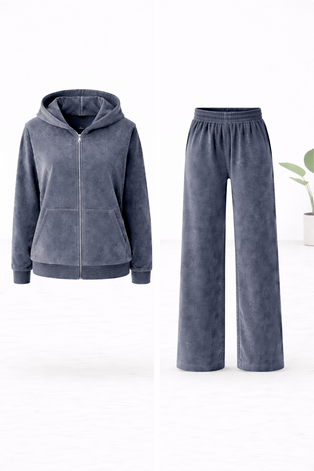 Huispak grijs jasje & broek