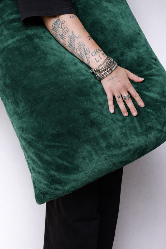 Kussensloop Groen 1 + 1 Gratis - Kussensloop (enkel) - kussensloop