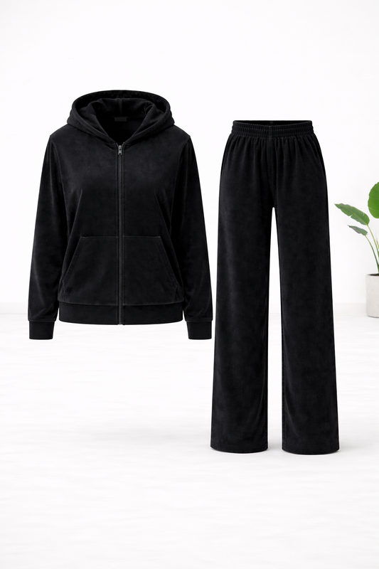 Huispak zwart jasje & broek