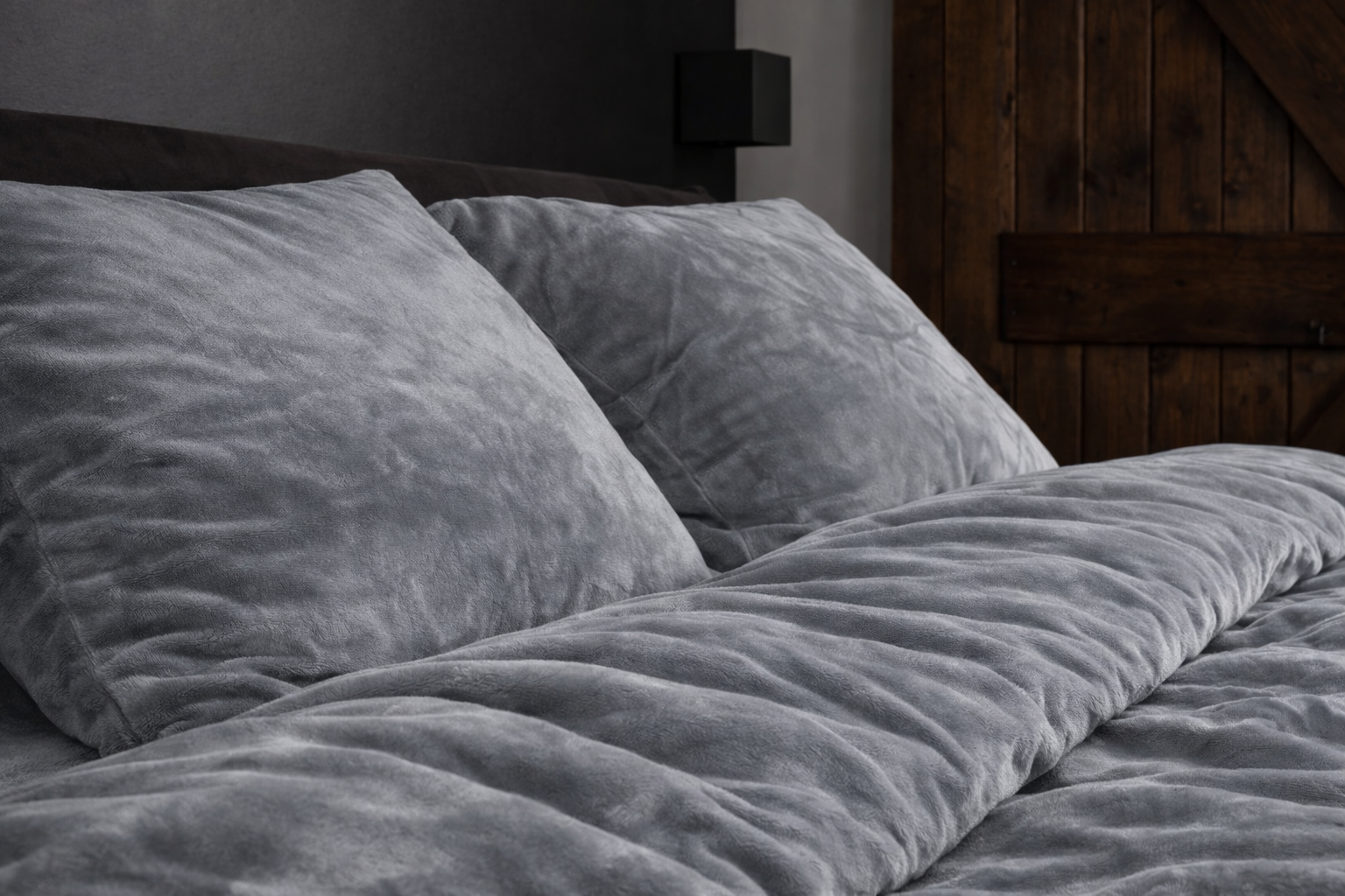 Dekbedovertrek 200x200/220 cm Grijs - 30% korting - Dekbedovertrek