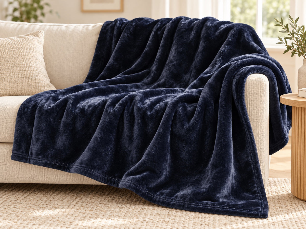 Plaid Indigo Blauw